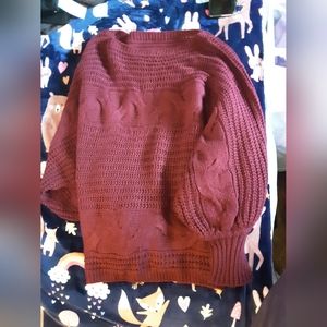 Plus cableknit batwing sweater size 1x